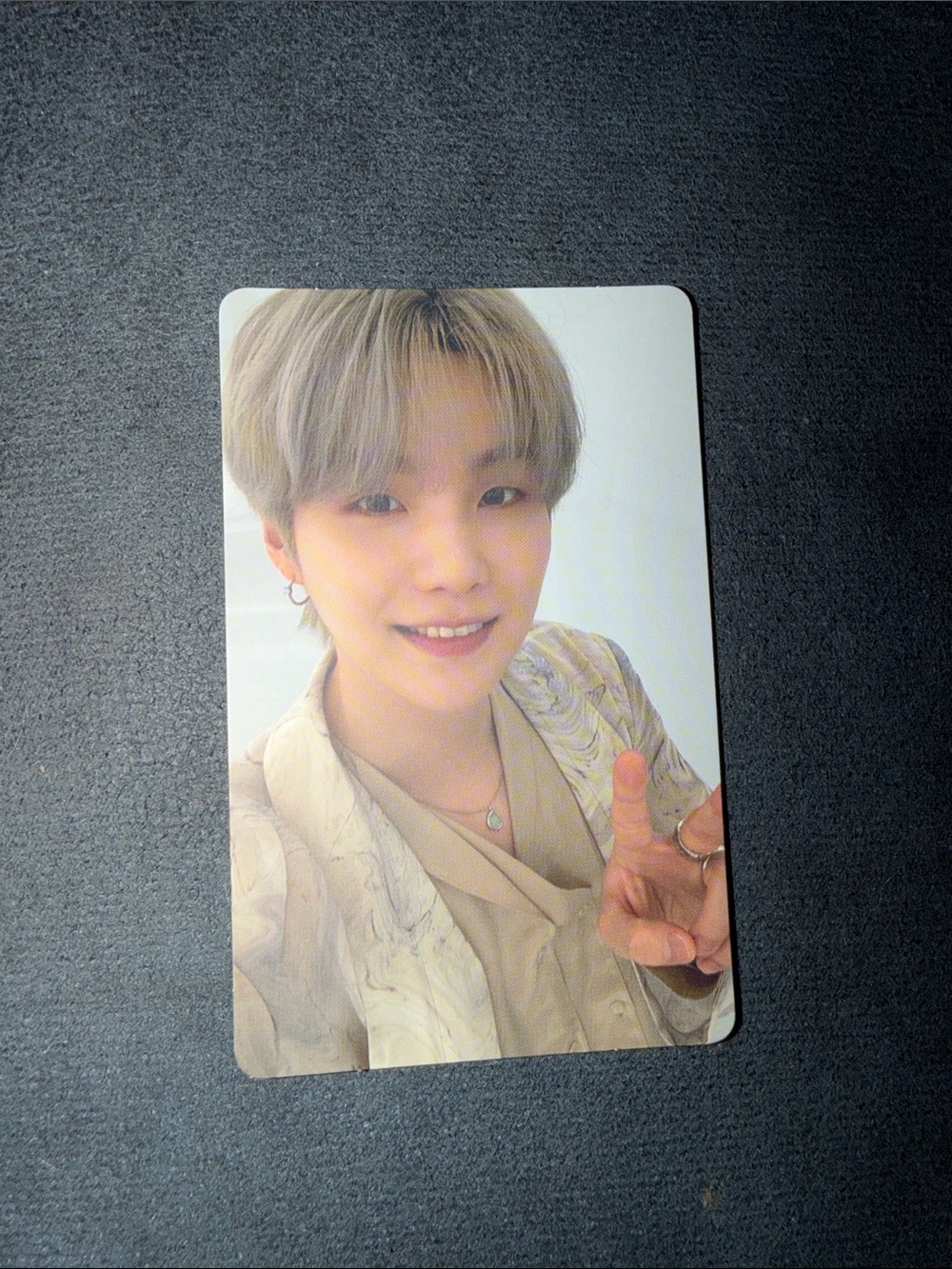 Official BTS Suga Photocard